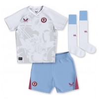Camisa de time de futebol Aston Villa Moussa Diaby #19 Replicas 2º Equipamento Infantil 2023-24 Manga Curta (+ Calças curtas)